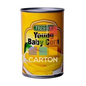 FRESHLY YOUNG BABY CORN  6*425GM